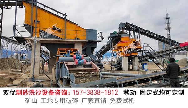 广东东莞时产500吨制砂生产线配置 投资多少钱
